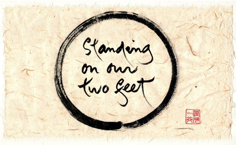 Standing on our two feet